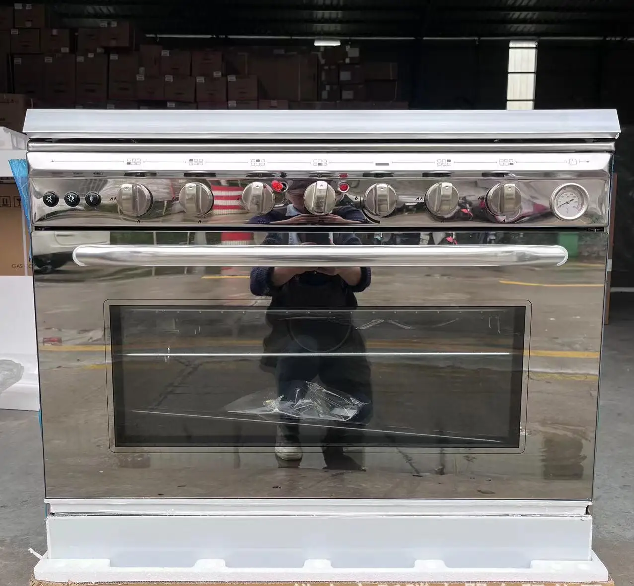 4 Gas stove stove 2 Electric plate electric oven outlet Integrated vertical multi-functional household oven electric oven