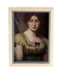 Cheap  Acrylic 3D  wooden Shadow box frame  5x7 Beautiful Girl picture frames