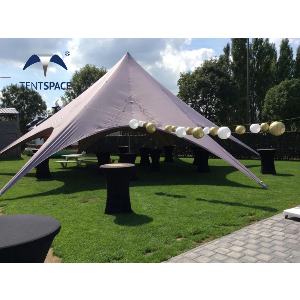 Customized Printing Star Shaped Camping Tent Outdoor Events 12 M Star Spider Tent for Glamping