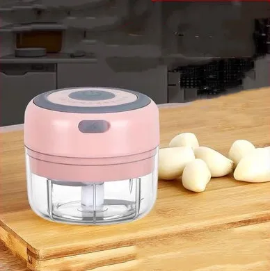 Kitchen Tool Grater Mini Chopper 100ml Electric Garlic Vegetable Chilli Chopper with USB Wireless