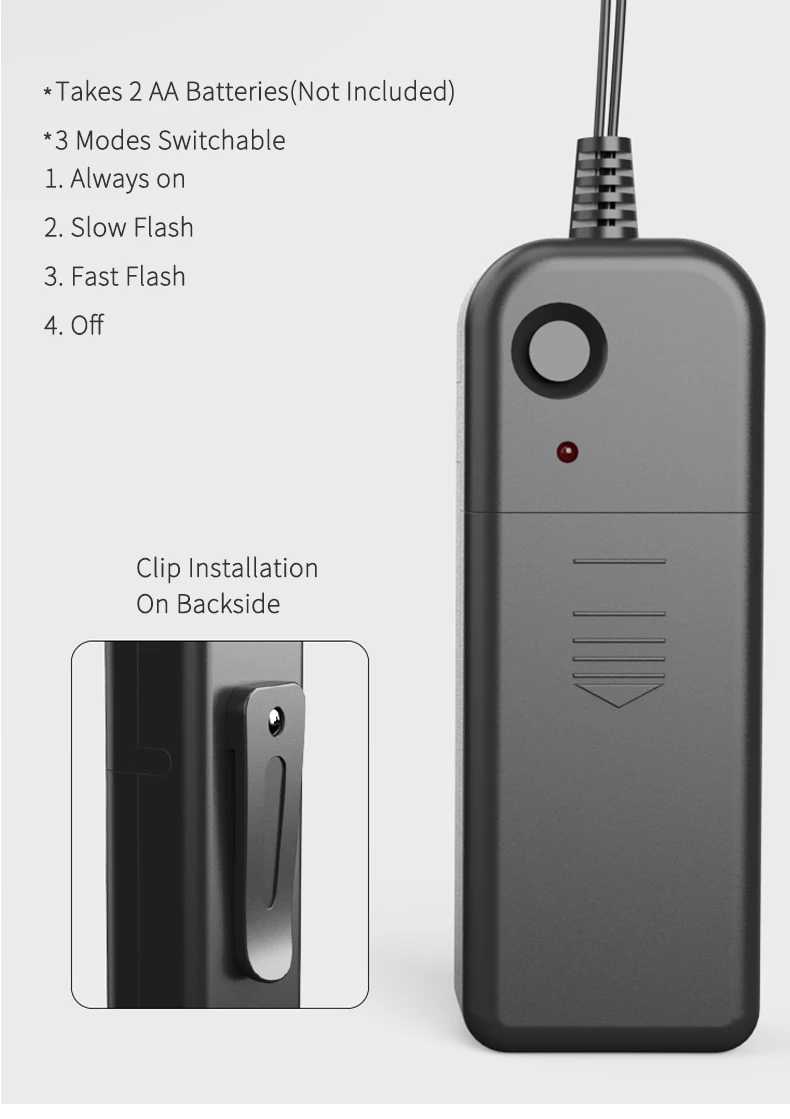 Заводской поставщик, индивидуальная световая полоса для шлема, светящаяся светодиодная полоса, мигающее освещение, световые полосы для шлема