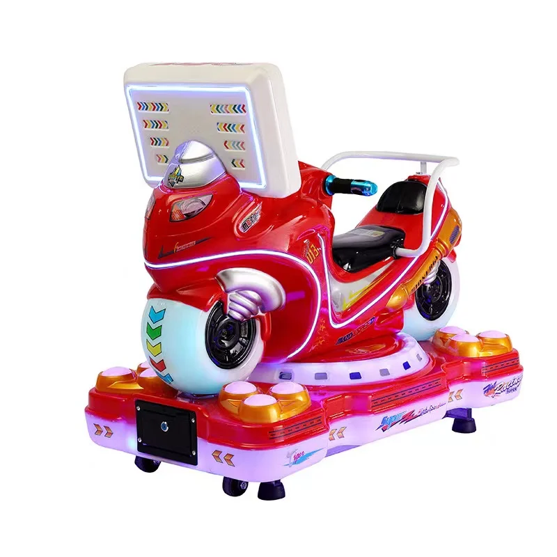 New kiddie rides coin operated fiberglass swing electric car small train kiddie ride game machine