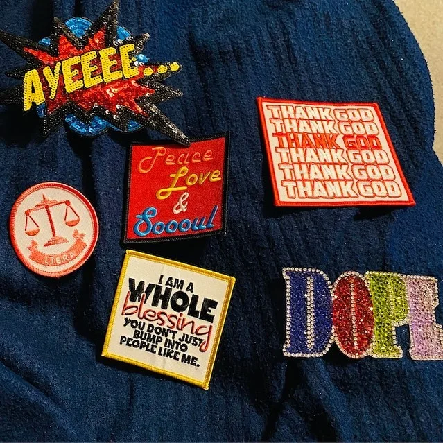 Factory Price Custom Design Embroidery Patches For Hat And Clothing  Embroidered Badges