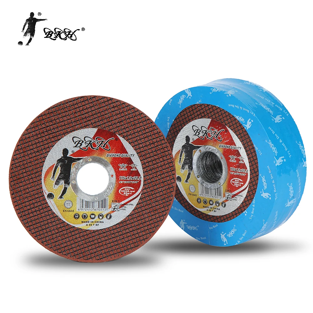 BKH red double net 4.5 inch  115x1.2X22.23mm  Durable Abrasive cut off wheel steel and metal for construction
