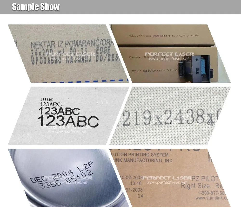 Portable inkjet print handheld expiration code printer