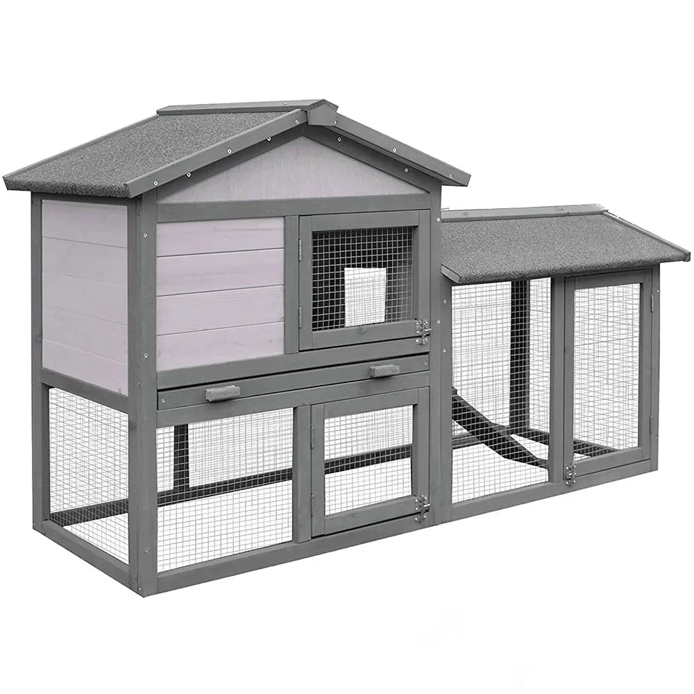 Outdoor Commercial Wooden Rabbit Cages for Sale