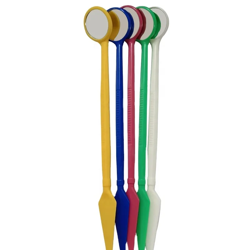 Wholesale Plastic One Time Use Oral Disposable Dental Mouth Mirror