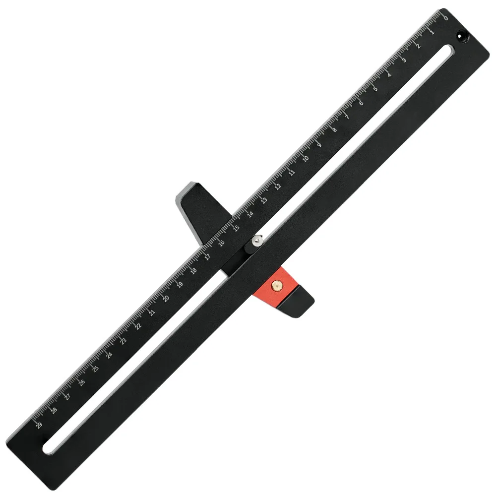 Woodworking drawing round ruler compass parallel scriber Drawing project decoration scriber Multi-functional aluminum alloy tool
