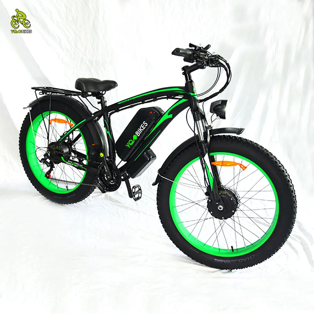 USA EU Warehouse 6-8 Day Delivery 48V15Ah/23Ah Lithium Battery E Bike 26*4.0 2000W Dual Motor Electric Bike e Cycle