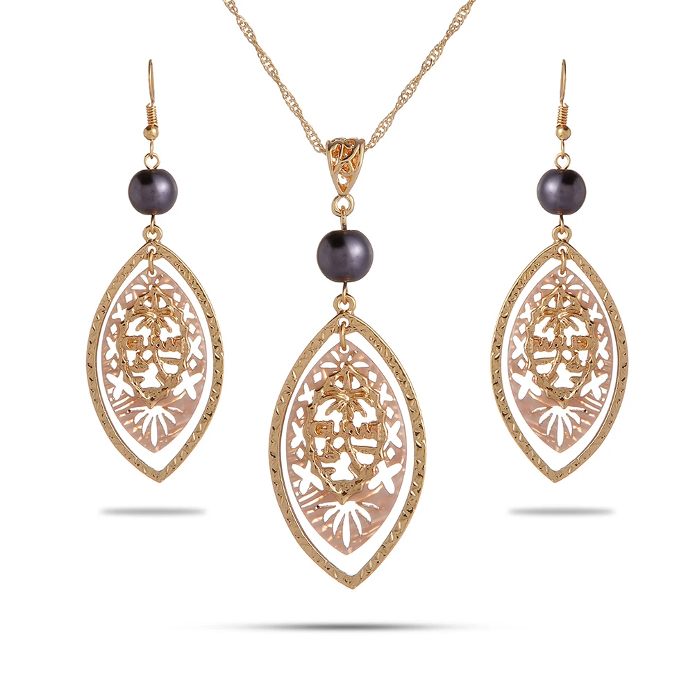 SophiaXuan Wholesale Hawaiian Acrylic Jewelry Set Hyderabad Holiday Pearl Jewelry Set