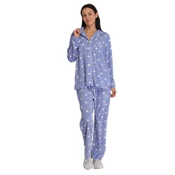 Горячая Распродажа, Женский Теплый и плотный пижамный комплект, удобная Пижама, зимняя женская пижама с длинным рукавом