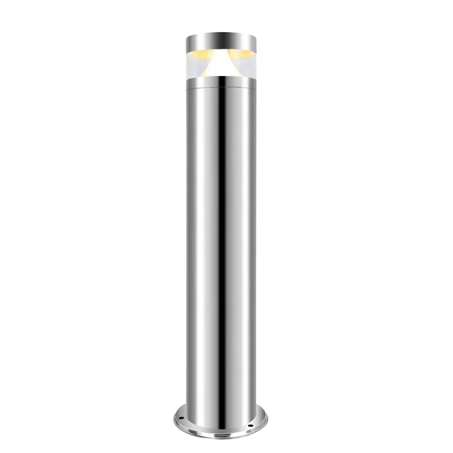 12W LED Stainless Steel Outdoor Garden Bollard Light