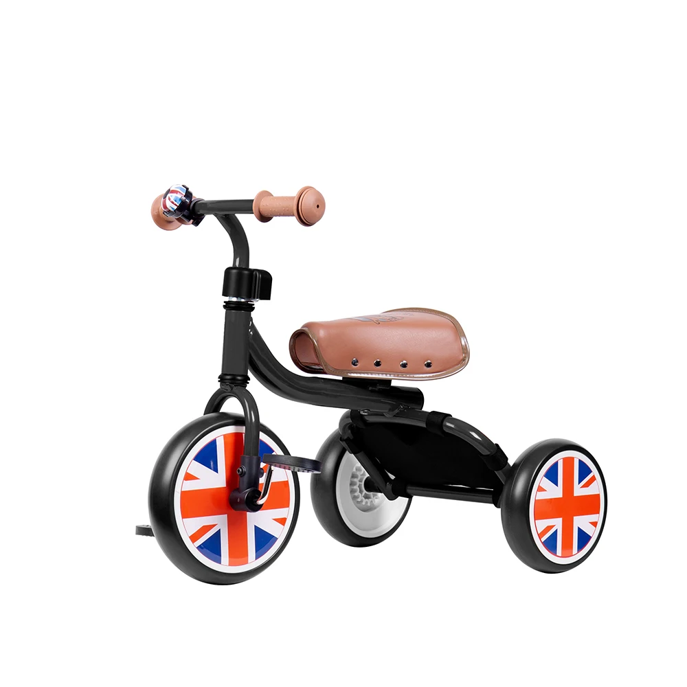 LT01 Baby Tricycle For 2-5 Years Old Metal Tricycle Baby 3 Wheel With Pedals Plastic Baby Tricycles 3 Wheel Pedal With Bell
