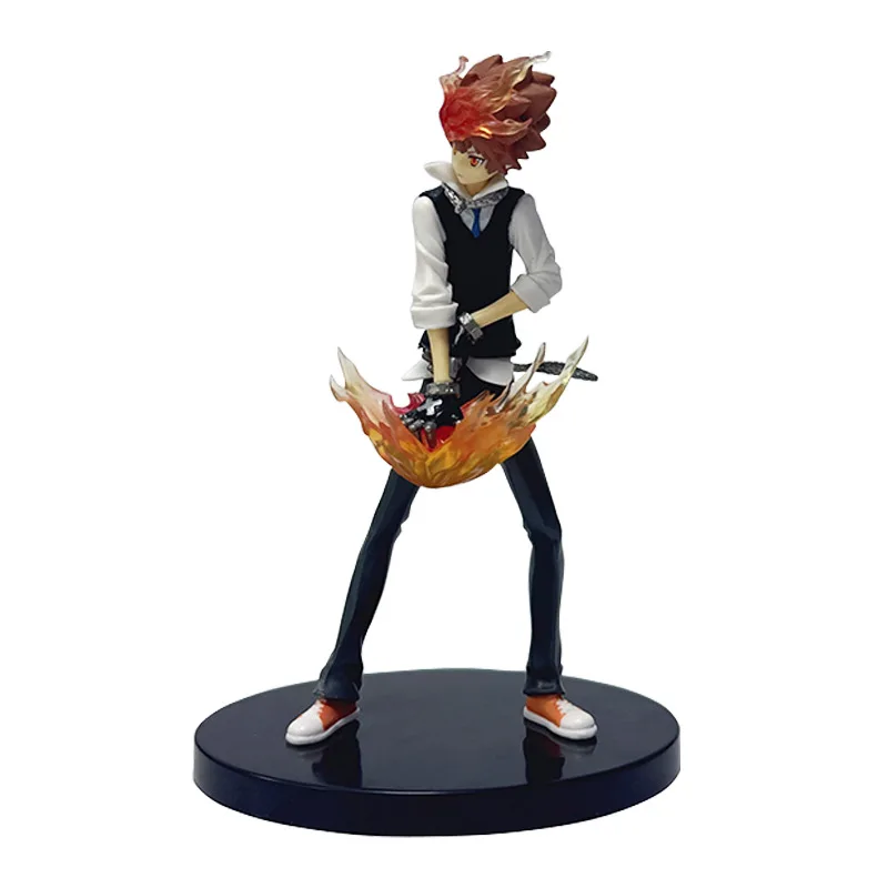 19CM Anime Katekyo Hitman Reborn Figure Sawada Tsunayoshi Figurine PVC Figuras de Anime Statue Japan Collect Model Toy Doll