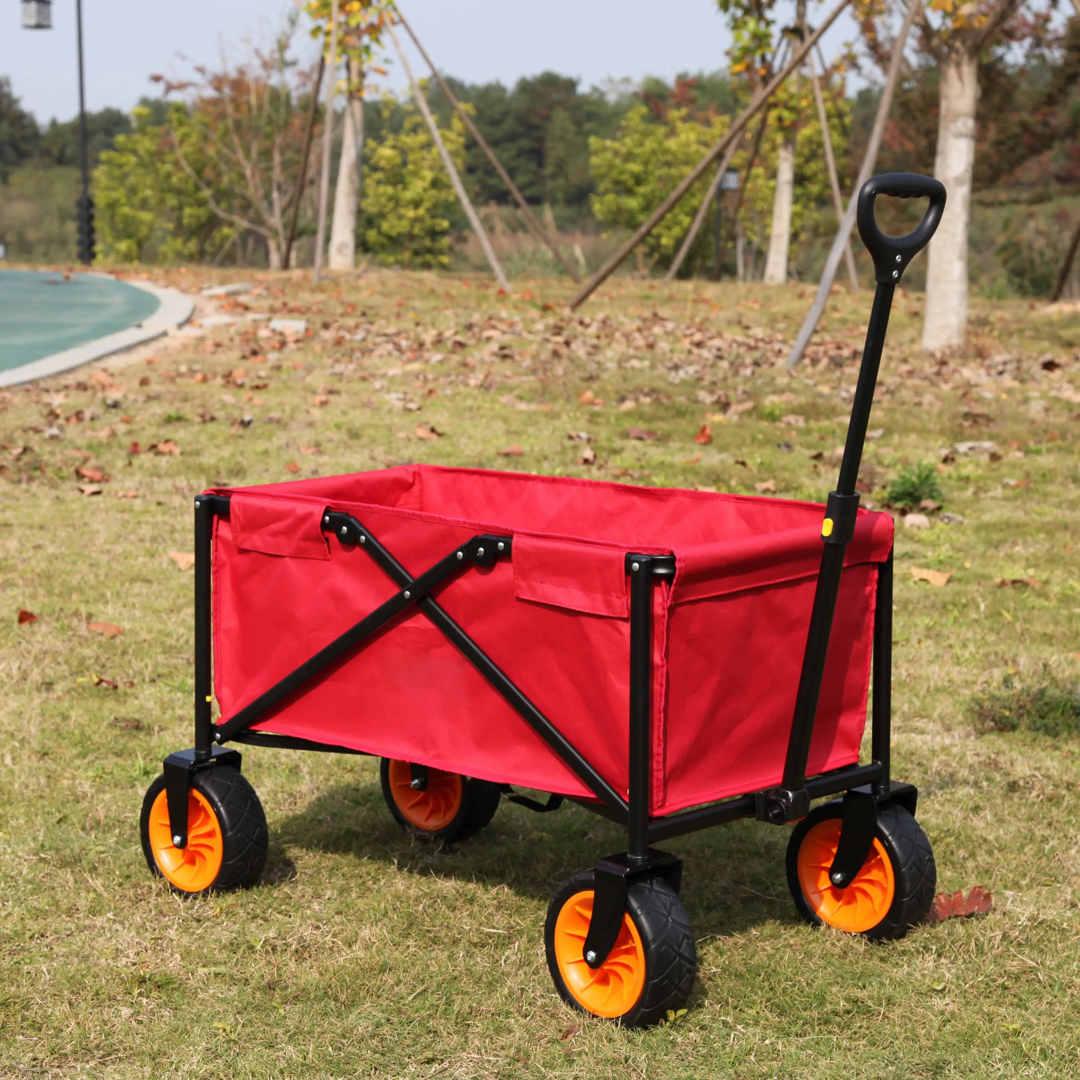  Amazon высокое качество gardon wagon по индивидуальному заказу цветной складной детский пикап