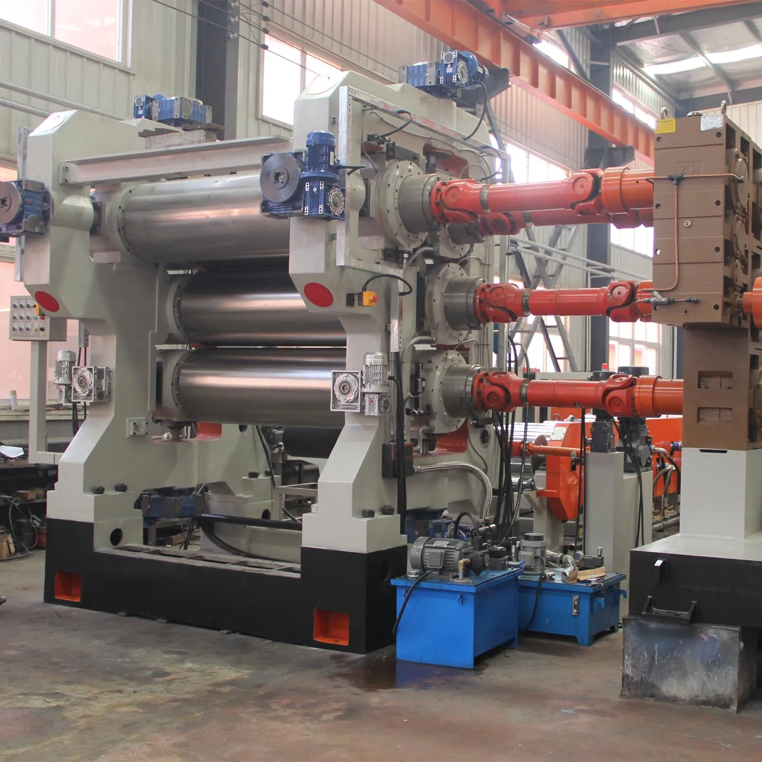 Hot sale rubber sheet calendering machine Four Roll Rubber Calender XY-4 560 x 1680