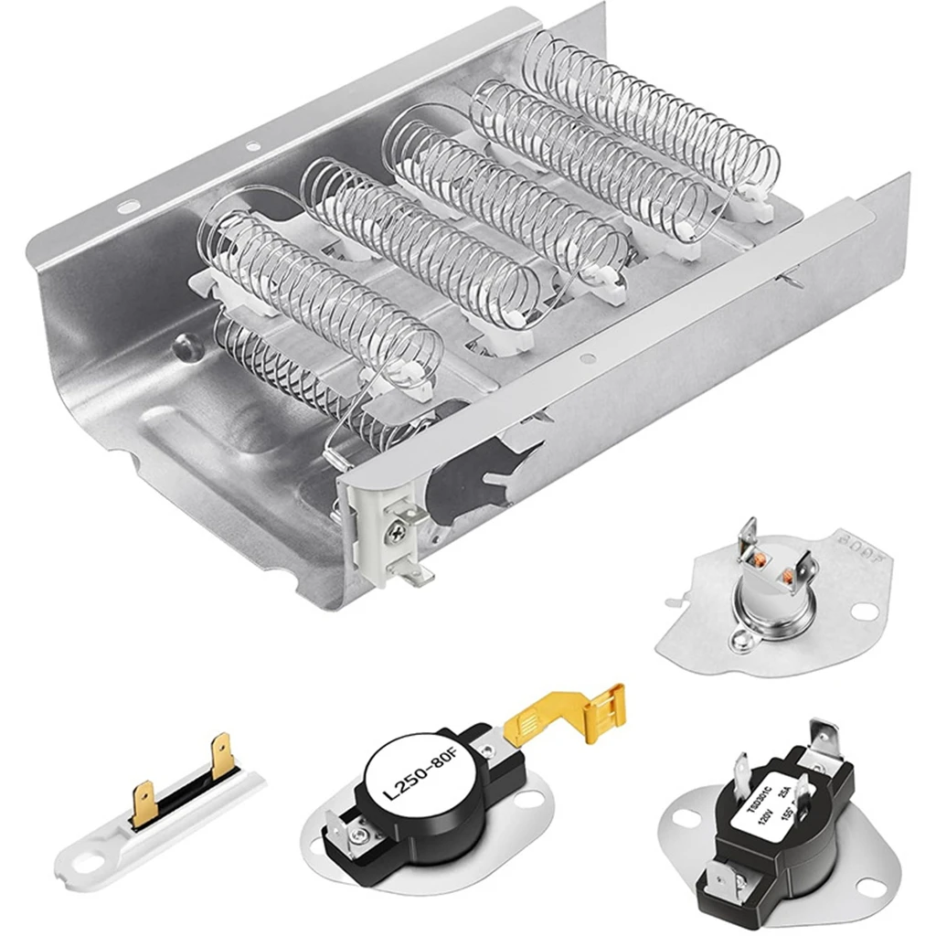 279838 нагревательный элемент для сушилки W10724237 3387134 3977767 термостата 3392519 3977393 тепловой предохранитель комплект для NED4655EW1 MEDX655DW1