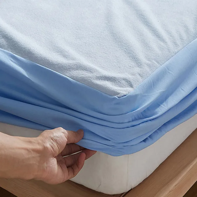 
Hypoallergenic Cooling Bamboo Waterproof Mattress Pad Protector With Fitted Skirt 