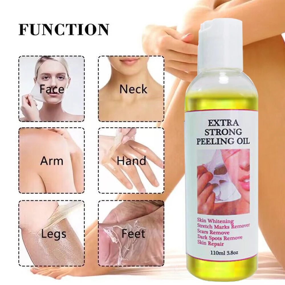 Oem Odm Organic Green And Yellow Peeling Oil Whitening Exfoliating Body Lotion For Stretch Marks