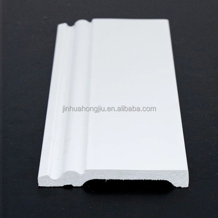 High Quality Waterproof Plastic Polystyrene PS Baseboard Decorative Moulding  ps wall panel ps floor tiles floor skirting board