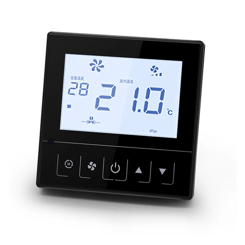 Smart Home Temperature Control LCD Touch Screen HVAC Thermostat with Modbus