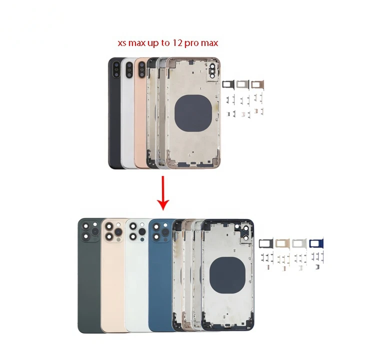 Задний корпус для корпусов iphone задний стеклянный x до 12 pro xr на 11