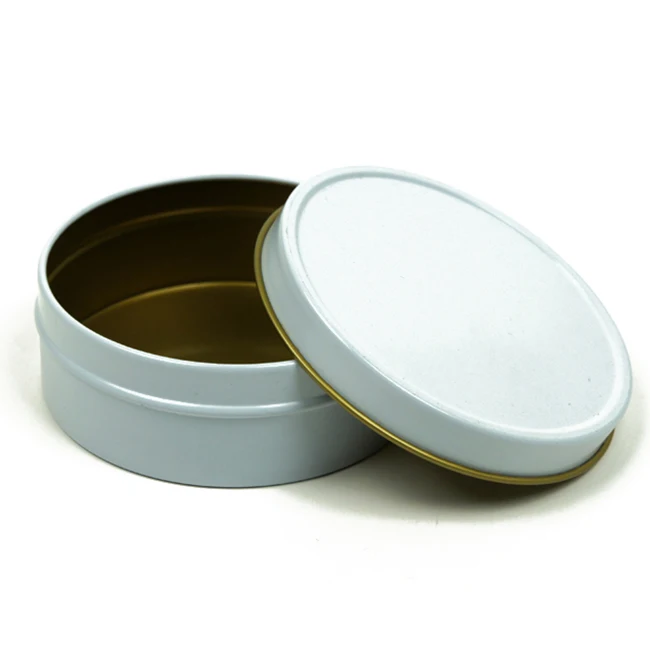 2020 New product Shallow round metal tin can