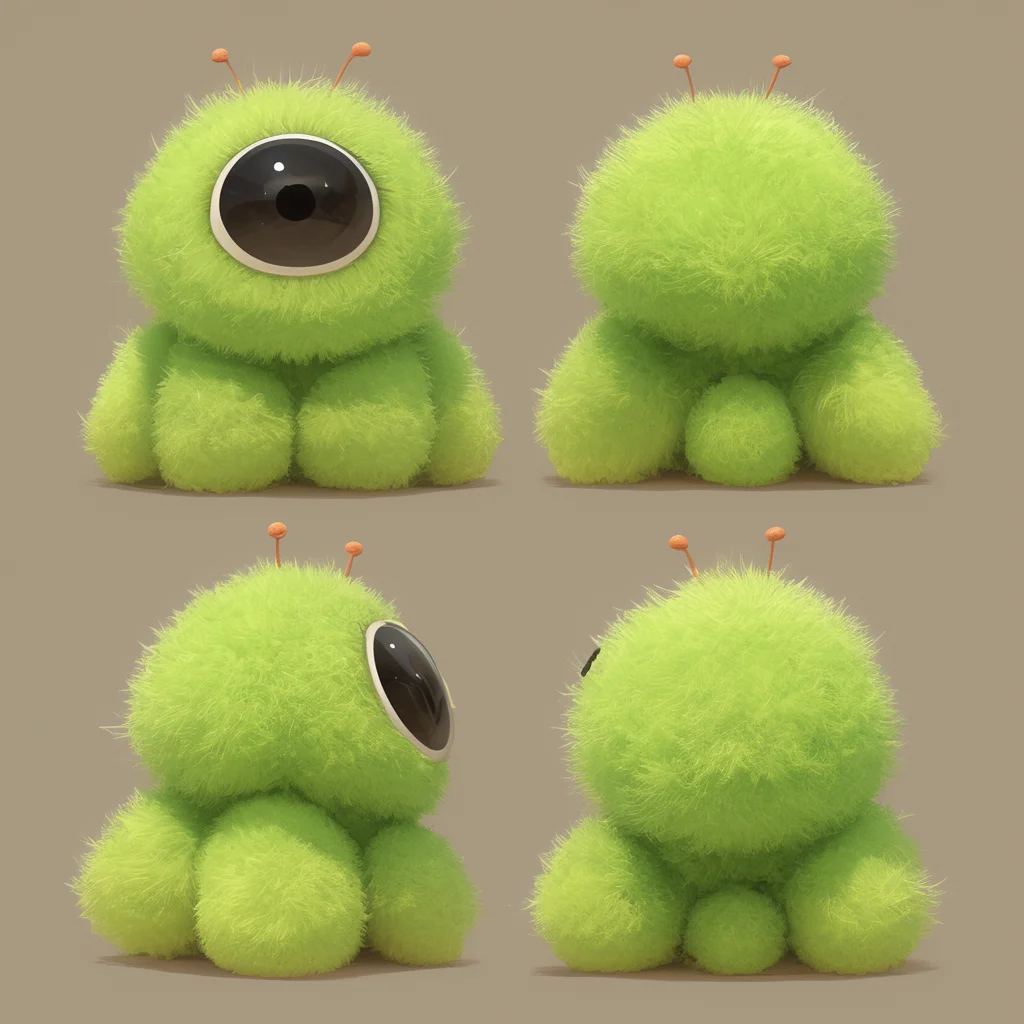 2024 New Design Green Alien Plush Toy Stuffed Kids Soft Toy Alien Buddy in Space/Green custom plush