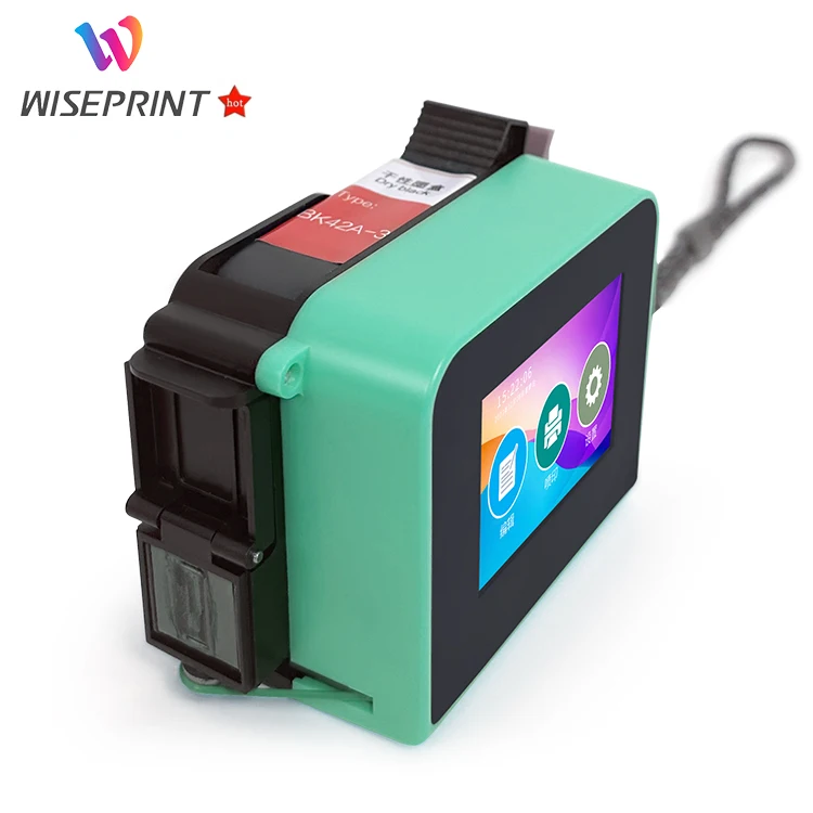 WISEPRINT TIJ Mini Handheld Portable Mini Batch Coding Inkjet Printer Machine