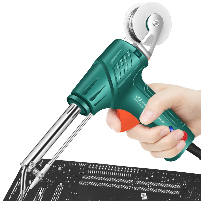 Portable hand held soldering gun Industrial convenient hand held automatic tin gun External heated soldering iron gun