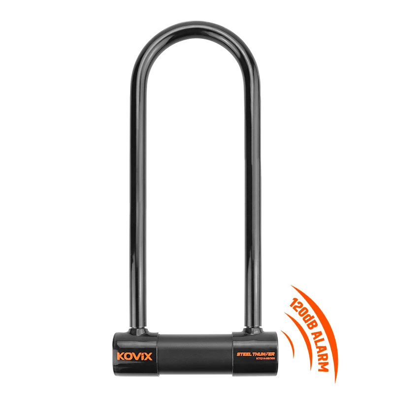 New Design Smart 120-Decibel Alarm U Lock Anti-Theft U Shape Lock for Bike Motorcycle