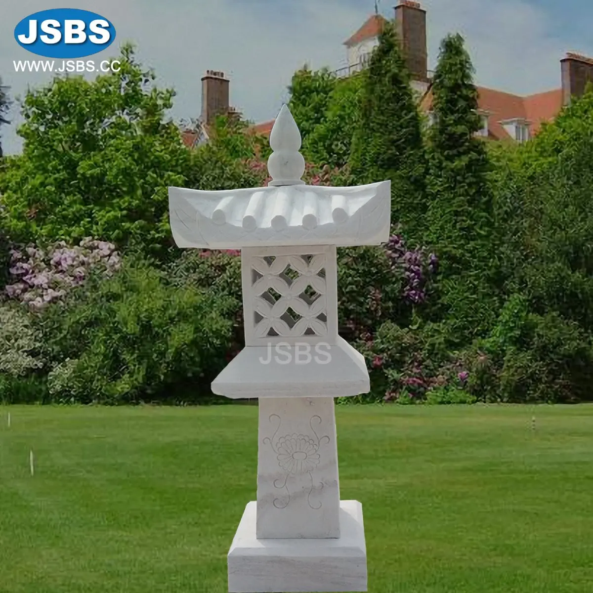 Retro Decorative Japanese Carved Granite Garden Lanterns Stone pagoda