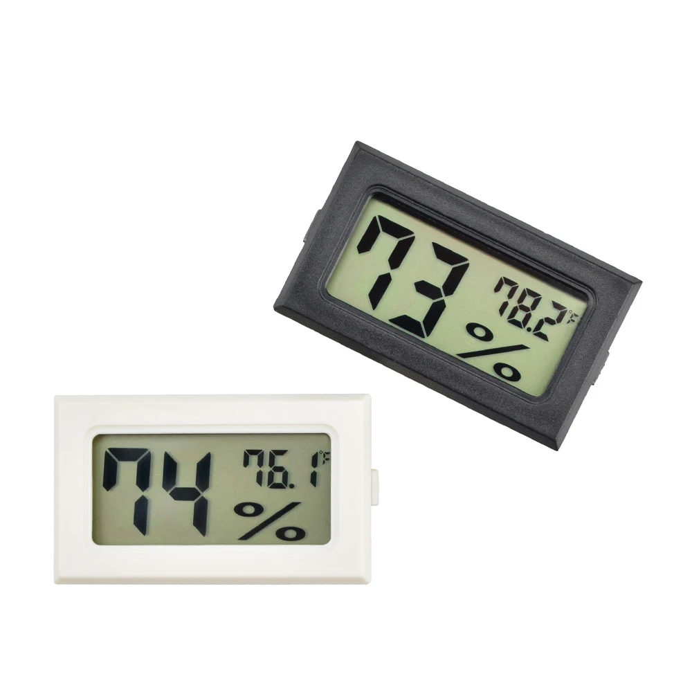 
Mini Digital Fahrenheit degree Display LCD Thermometer for Cigar Box and Pet Box and Incubator 