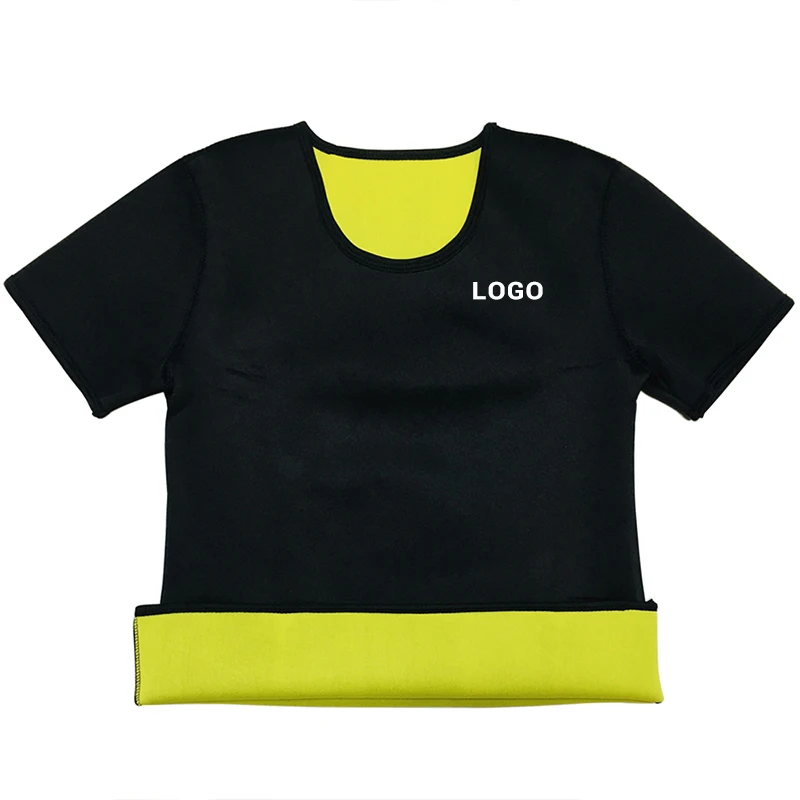 Hot selling Men Neoprene Shaperwear Waist Trainer Sauna Sweat Corset T-Shirts Slimming Vest