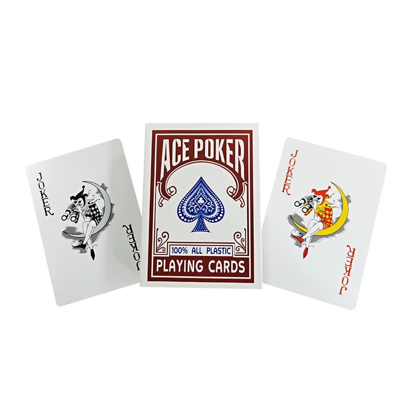 Wholesale Personalized White PVC Playing Cards Deck Board Games Waterproof Customize Poker Card For Fun