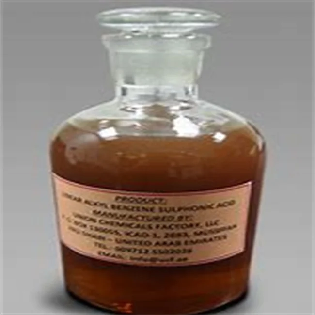 best price Top Quality LABSA 96% sulfonic acid linear-Alkyl benzene sulfonic Acid for making cleaning products