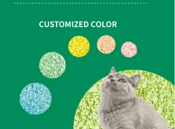 Pure Plant Dust Free Unique and best cat litter  Cassava cat litter