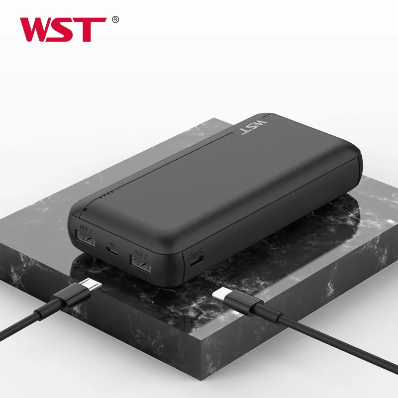 WST trending products 2022 mini power banks 20000mah fast charging small power bank for mobile