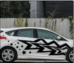 High Quality Colorful Whole Body 1.06x33m Car Sticker Decor