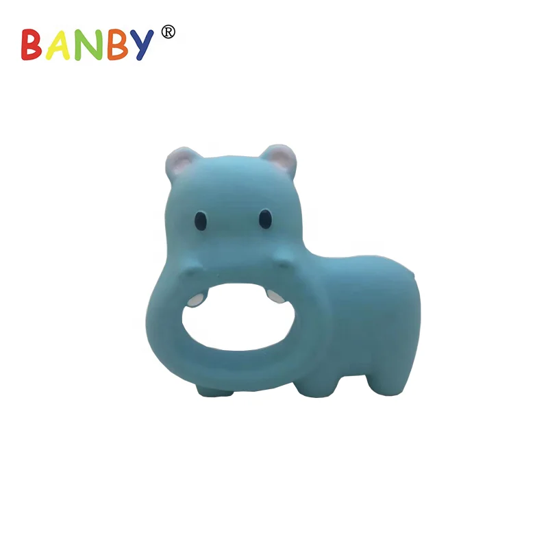 100% Biodegradable Natural Rubber Latex Crocodile Toy For Baby Teething