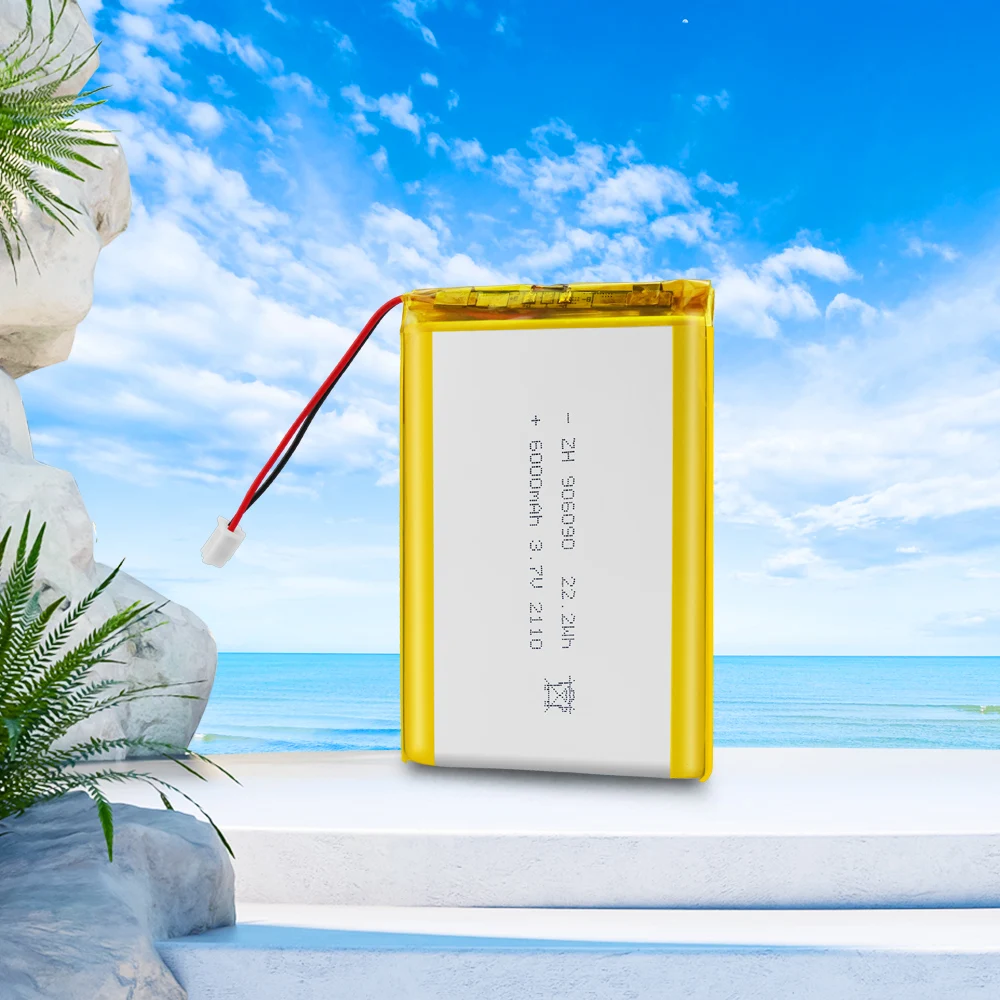 Перезаряжаемый литий-ионный аккумулятор для дрона, 3,7 в, 6000 мАч, 906090 дюймов