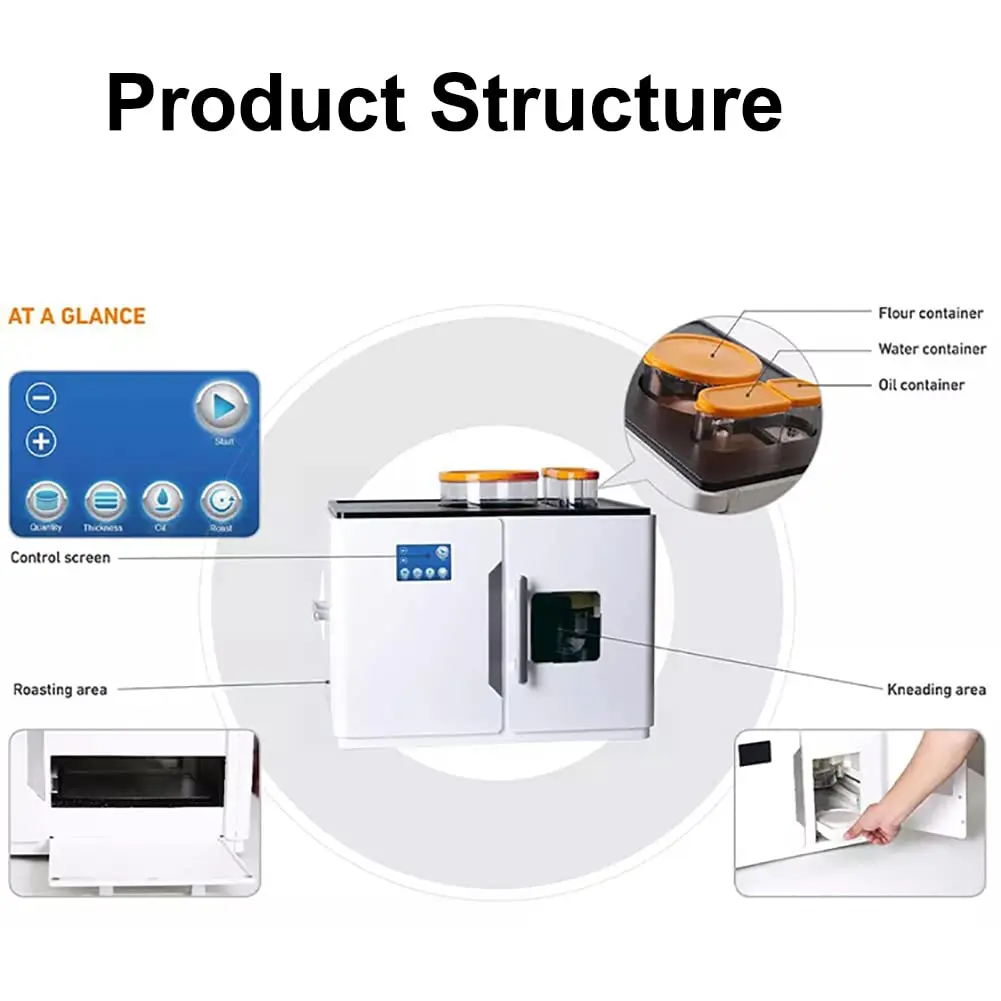 Wholesale Rotimaker Robot & Cutter Elektrische Rotimatic Robotic Roti Maker