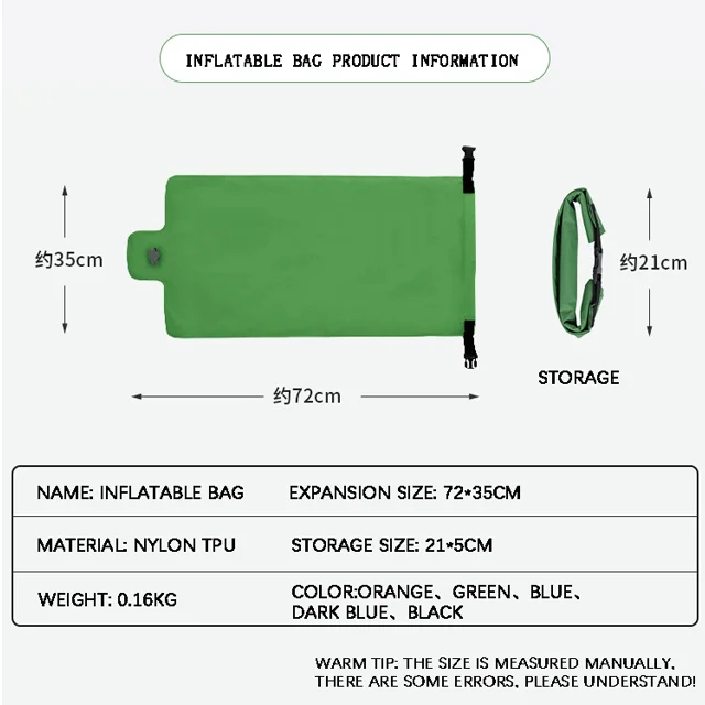Portable Hand Pump Convenient Air Pump Inflating Bags for Easy and Quick Use