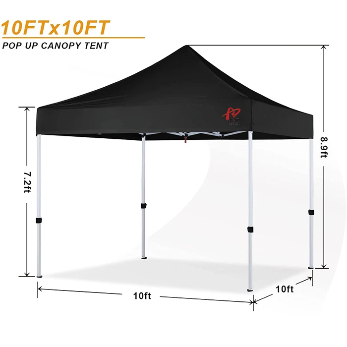 China Factory Loq MOQ High Quality Custom Tent with Feather Flags and Table Cover Tenda Para Eventos With Iron Or Aluminum Frame