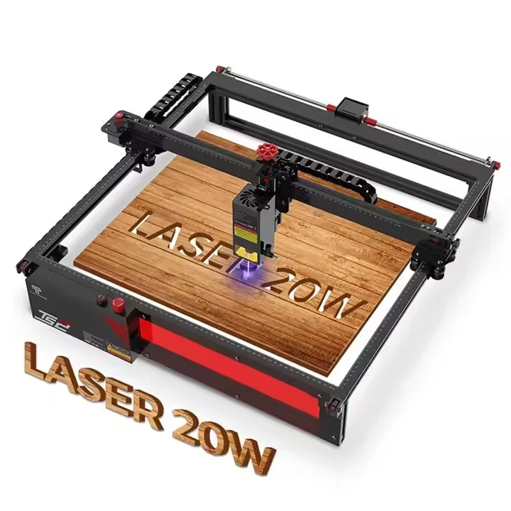 Twotrees Ts2 20 Вт Мини Diy все материалы 3D диодный лазерный гравировальный принтер для стекла корпуса коробки