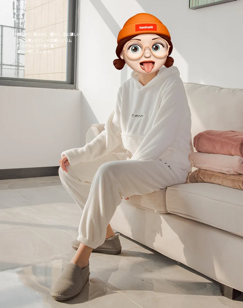 Jogging Sweat Suits for Women 2 Piece leisure wear Outfits Velvet Tracksuit Sets Velour Zip Hoodie Sweatshirt & Sweatpants Sweat