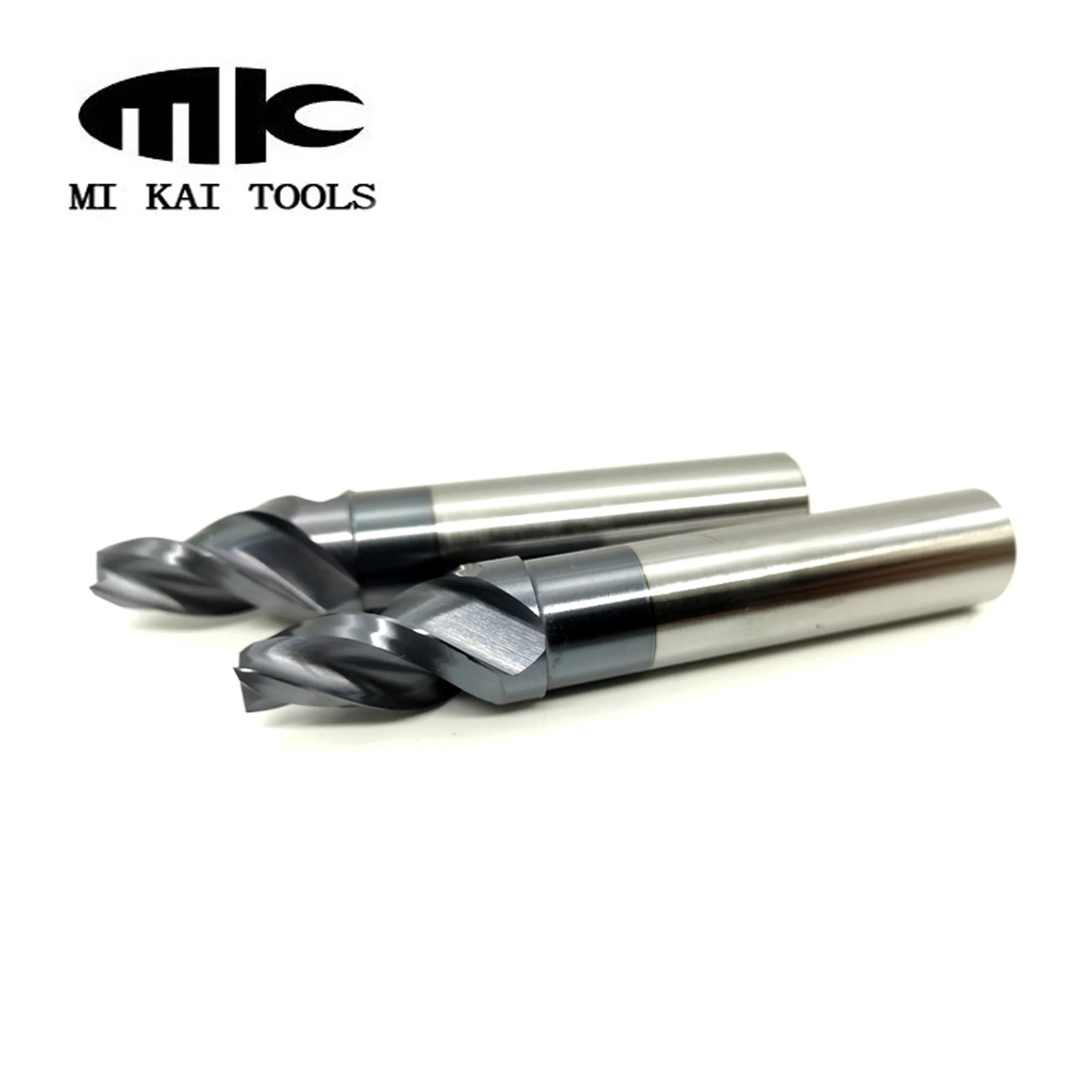 MK Custom Solid Carbide 8MM Taper Milling Cutter 3 Flute End Mills For Metal