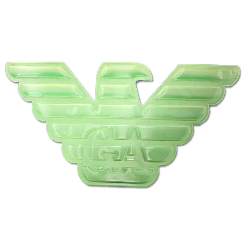 High Frequency TPU Fabric Label 3D Embossed Logo Rubber Name Badge for clothes