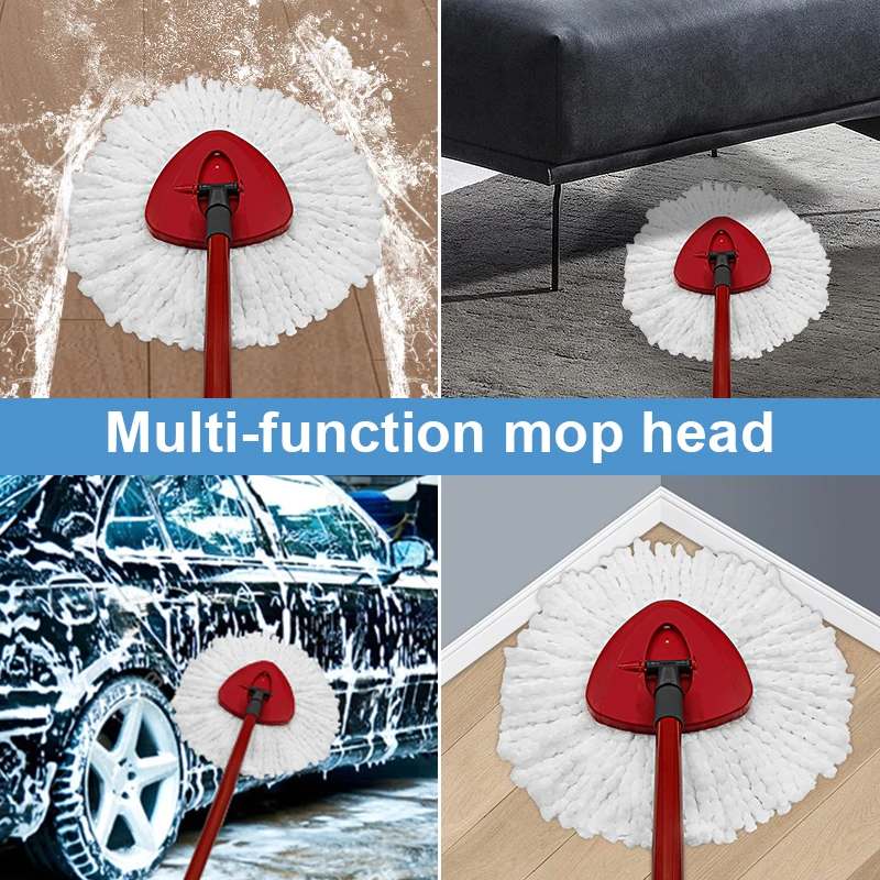Factory Supply Microfiber Spin Mop Refill Cotton Mop Head Replacement Pads Fits  EasyWring