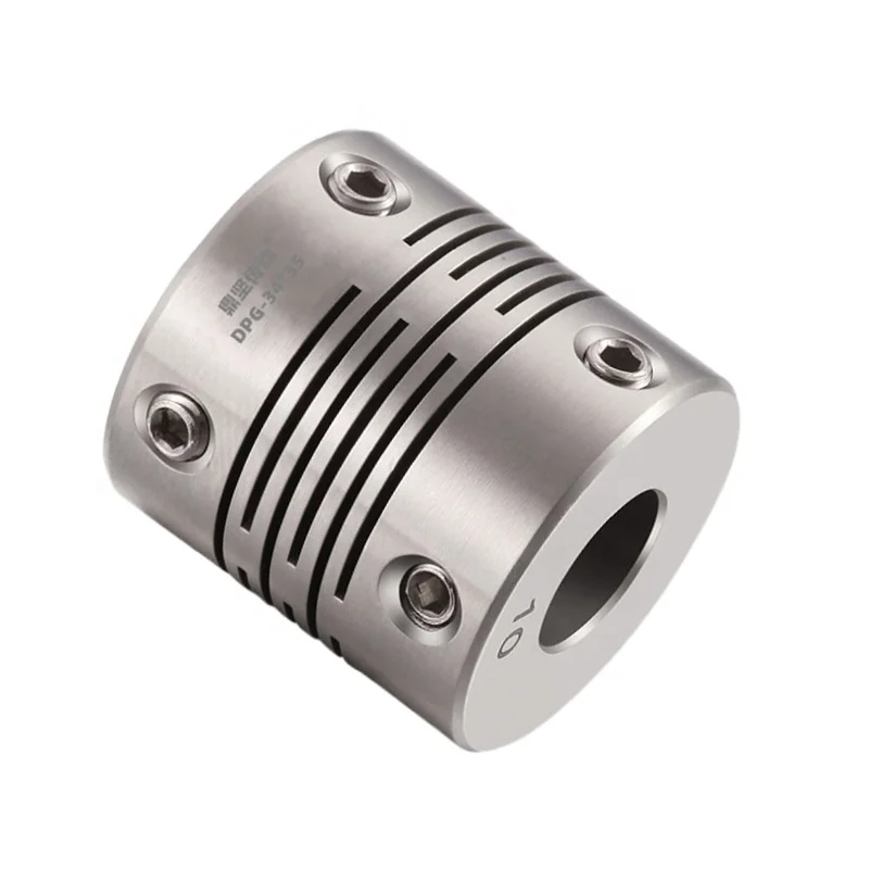 New Product DPG Flexible Stainless Steel Shaft Couplings Stainless Steel Shaft Couplings Stainless Steel  Parallel Wire Clamping